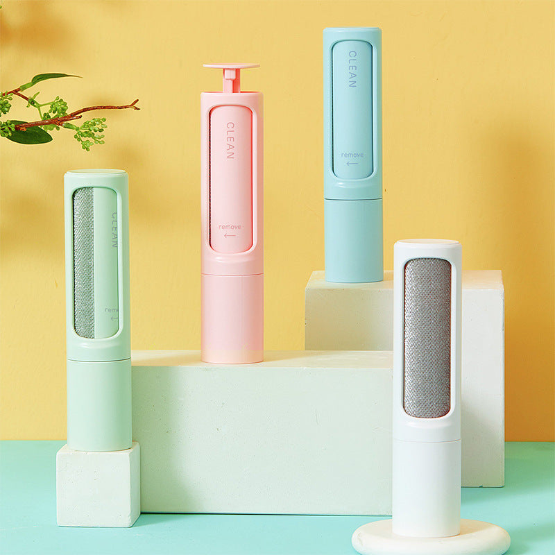 Reusable pet hair remover brush