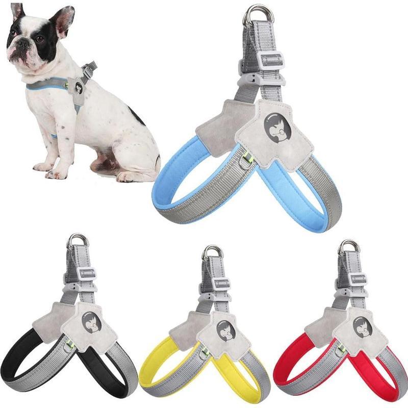 No-pull reflective pet harness