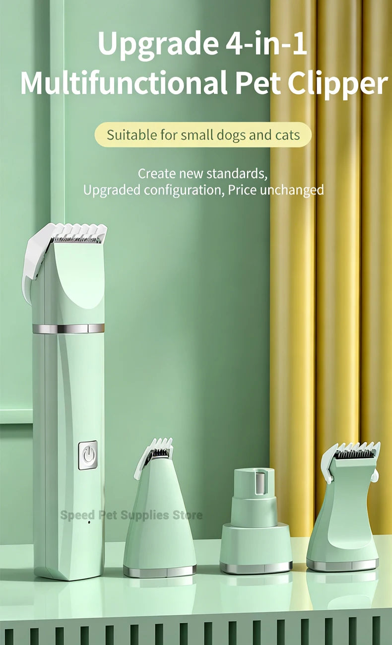 4-in-1 Cordless Pet Grooming Kit