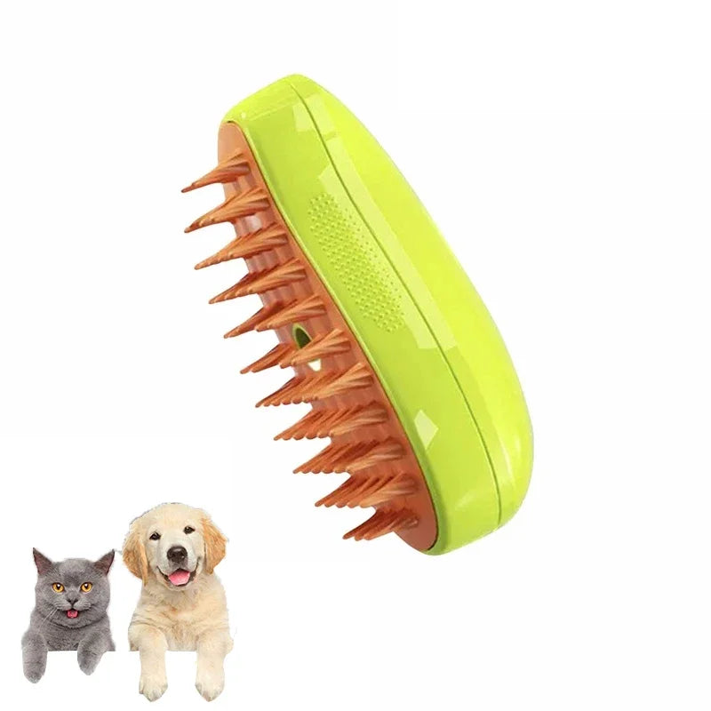 3-in-1 Steam Grooming Brush