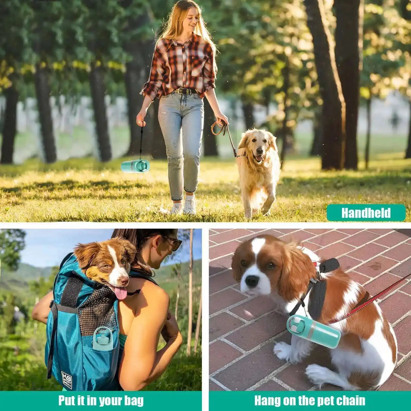 No-Touch Dog Poop Scooper with Bag Dispenser