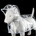 Clear Dog Rain Poncho — S to XL