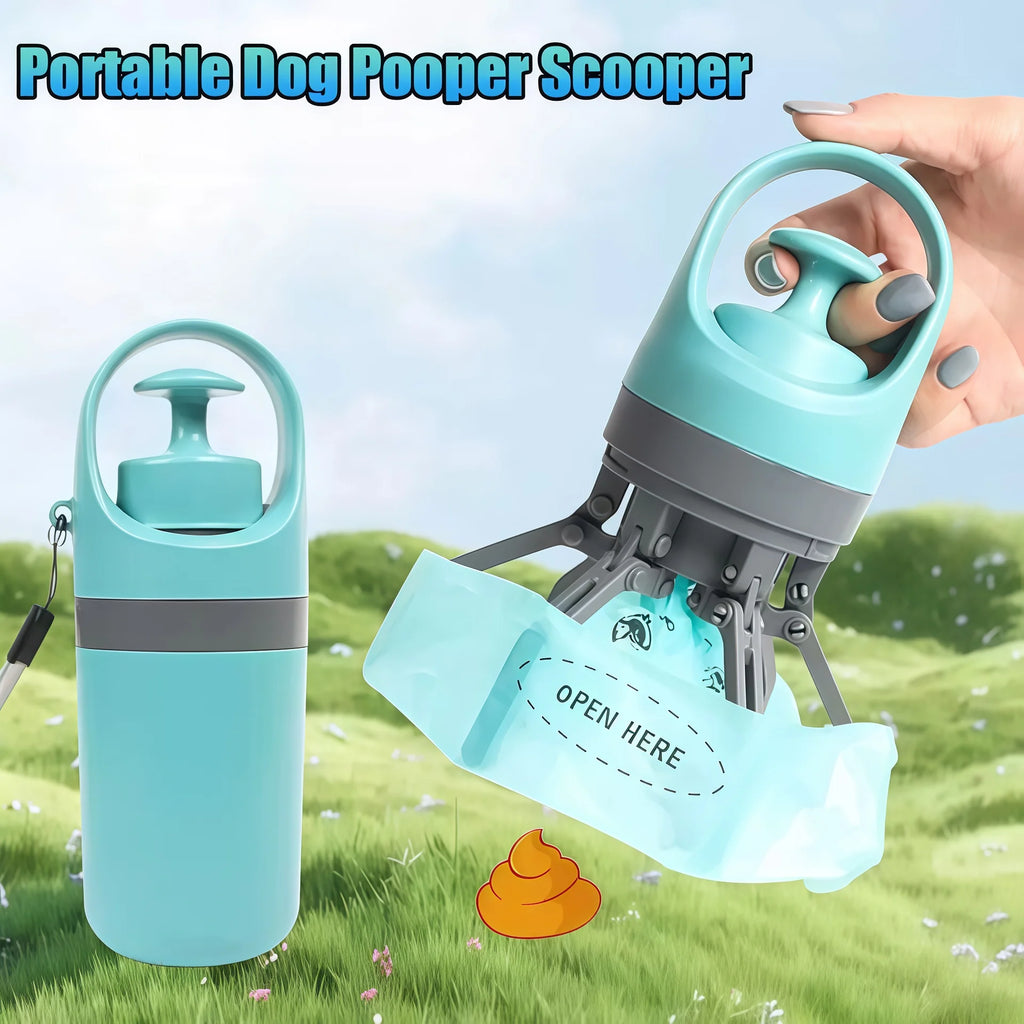 No-Touch Dog Poop Scooper with Bag Dispenser