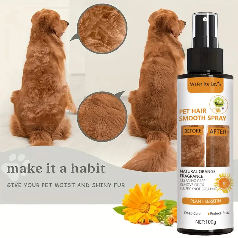 Coat Smoothing Spray for Dogs & Cats