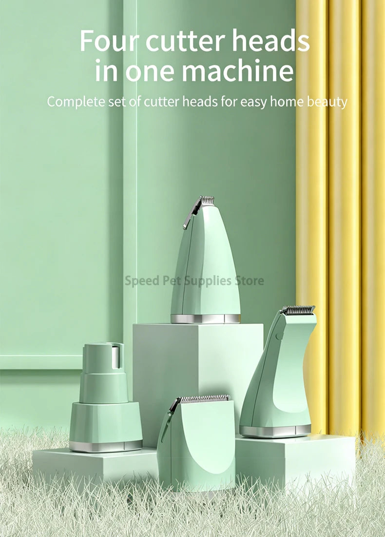 4-in-1 Cordless Pet Grooming Kit