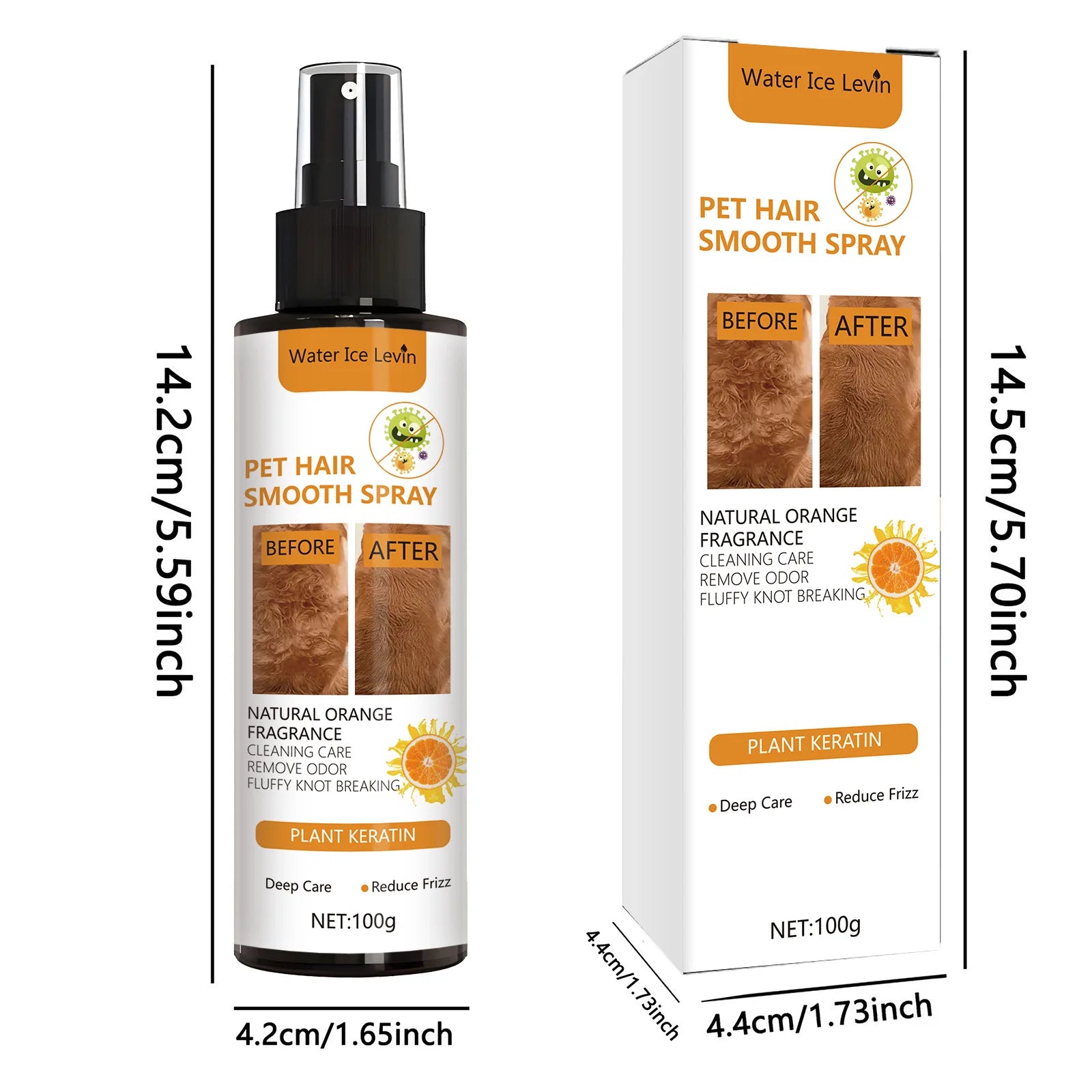 Coat Smoothing Spray for Dogs & Cats