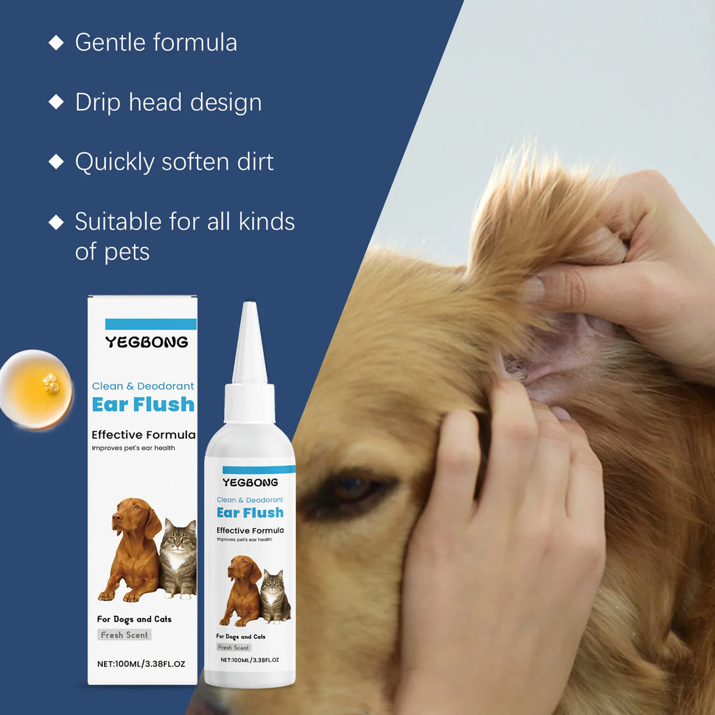 Ear Cleanser for Dogs & Cats — 100 ml