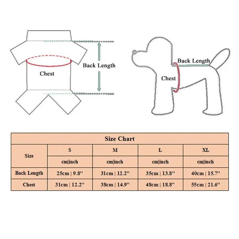 Reversible Dog Raincoat with Hood