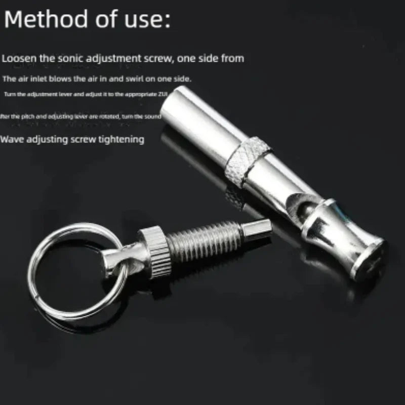 Adjustable Silent Dog Training Whistle