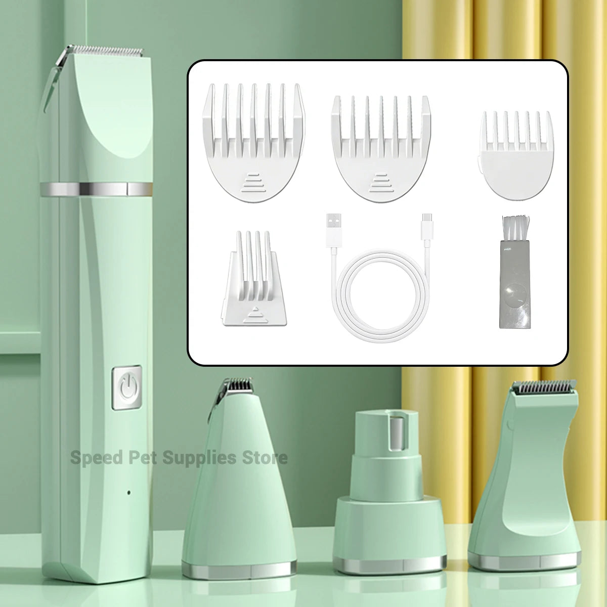 4-in-1 Cordless Pet Grooming Kit