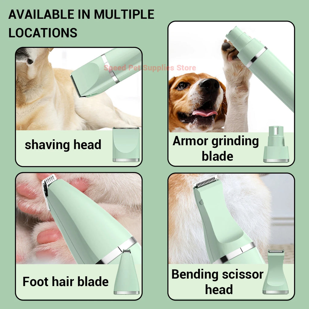4-in-1 Cordless Pet Grooming Kit